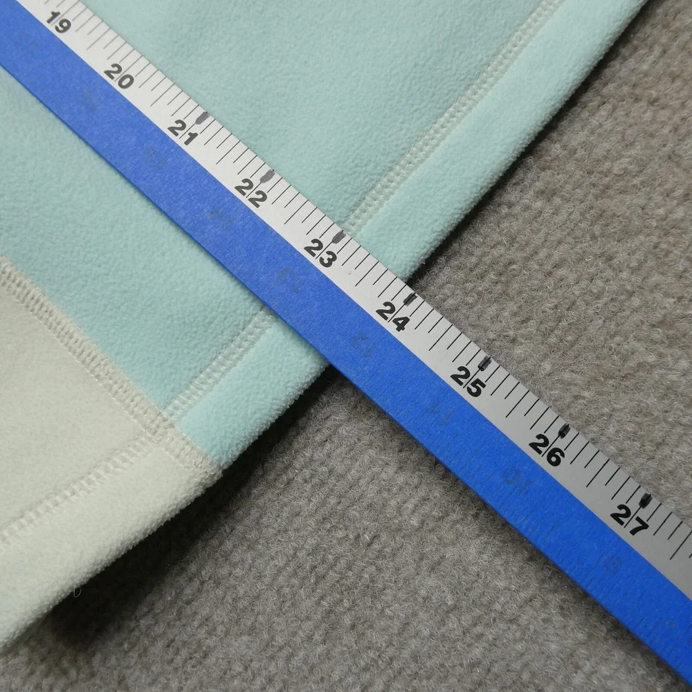 REI Girls XL Full Zip Fleece Jacket Blue Cream Colorblock‎ Pockets Outdoors